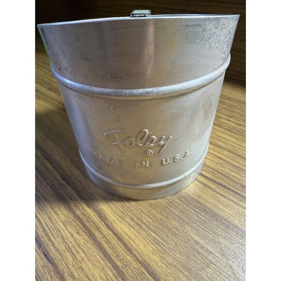 Vintage Foley Aluminum Food Mill Sifter Strainer Made In USA With Hand Crank - Picture 1 of 3